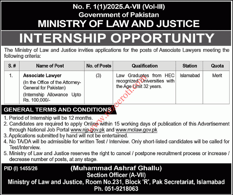 Ministry of Law and Justice
